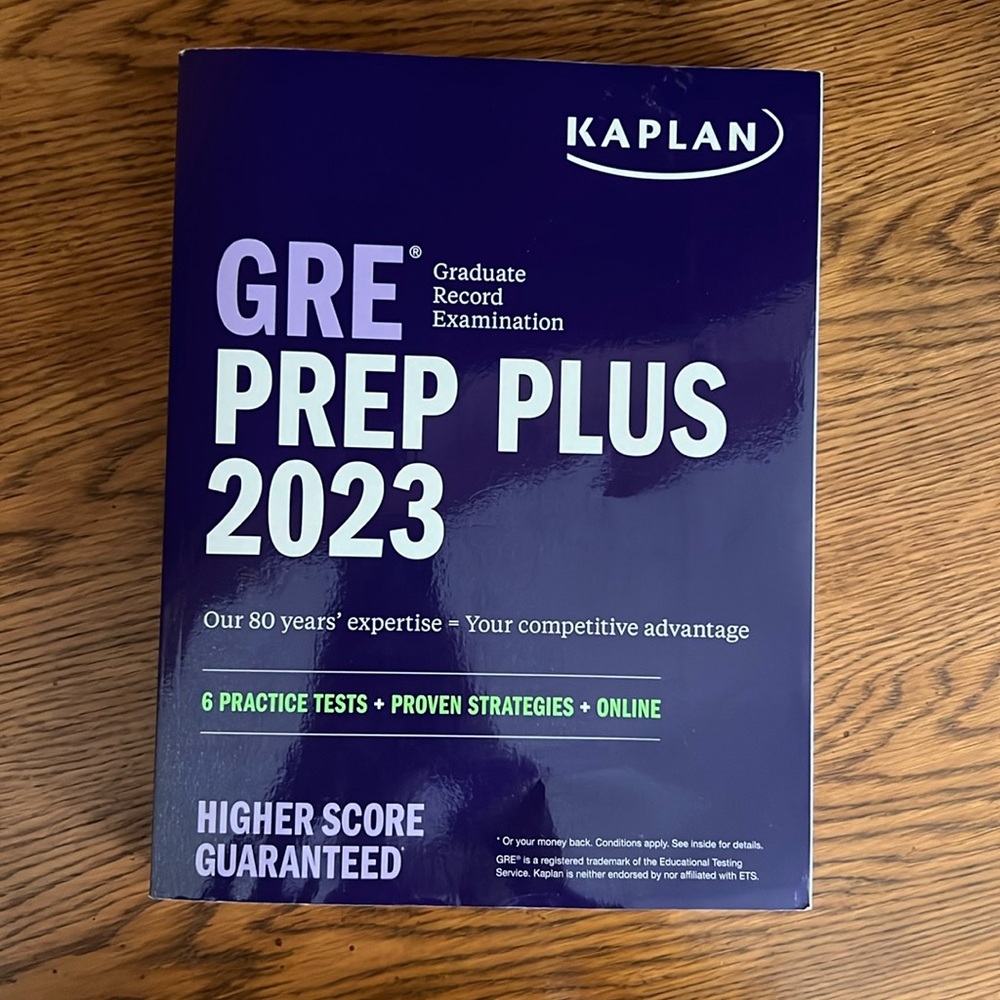 Kaplan GRE Prep Textbook